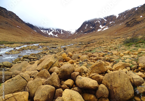 The Tablelands in Gros Morne National Park, Newfoundland, Canada