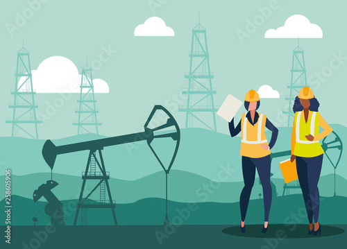 oil industry workers avatars characters