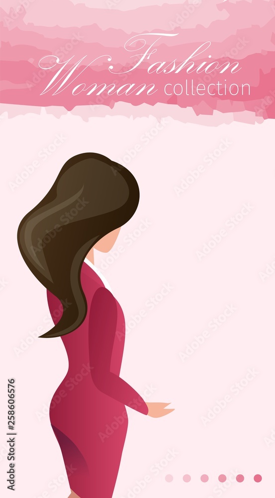 Designer School Fashion Woman Collection Cartoon. Designer School Fashion Woman Collection Cartoon.