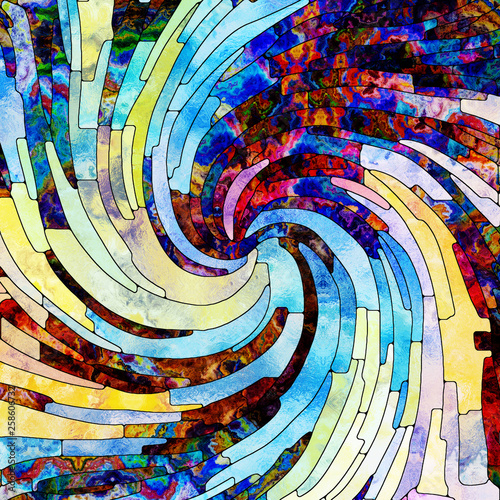 Illusions of Spiral Color