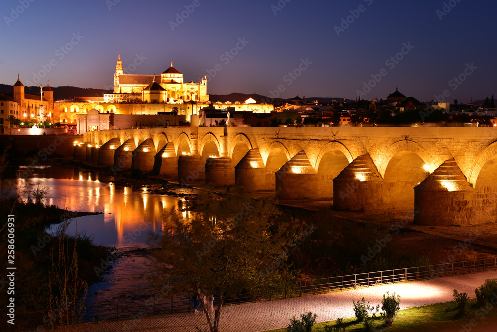 The Roman bridge of Cordoba is a bridge in the Historic centre of Cordoba, Andalusia, southern Spain