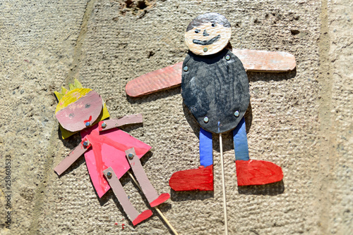 Valencia, Spain: 01.05.2019; The marionettes of old fairy tale photo