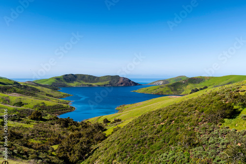 Reservoir and Ocean and Hills