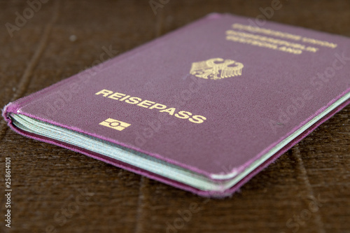 German Passport prepare for travel