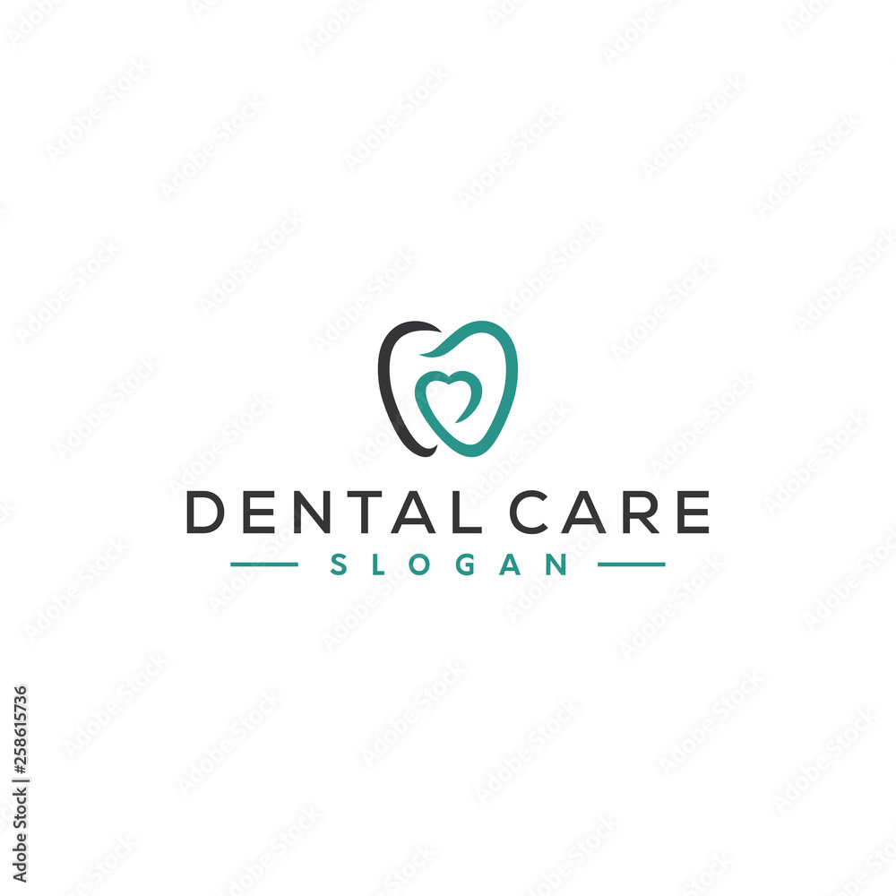 dental care logo design dental care logo design