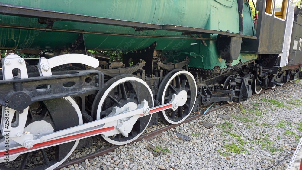 old train in hua hin in thailand