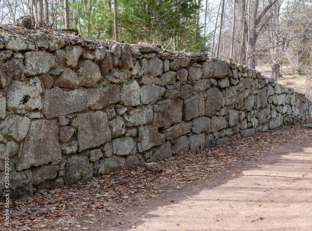 old stone wall