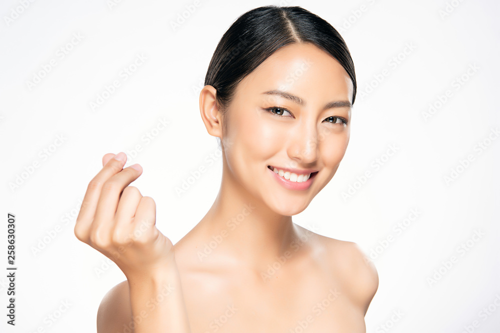 Beautiful Young asian Woman with Clean Fresh Skin Beautiful Young asian Woman with Clean Fresh Skin