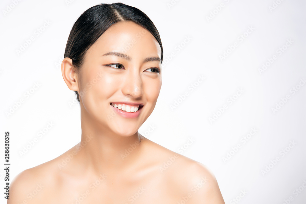 Beautiful Young asian Woman with Clean Fresh Skin Beautiful Young asian Woman with Clean Fresh Skin