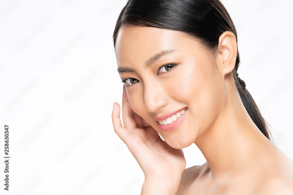 Beautiful Young asian Woman with Clean Fresh Skin Beautiful Young asian Woman with Clean Fresh Skin