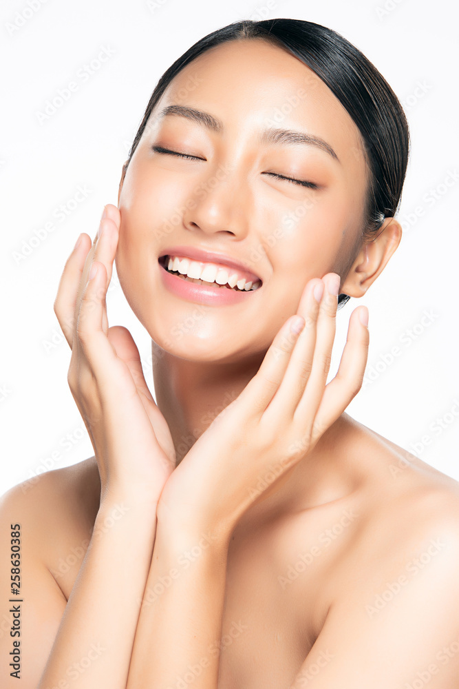 Beautiful Young asian Woman with Clean Fresh Skin Beautiful Young asian Woman with Clean Fresh Skin