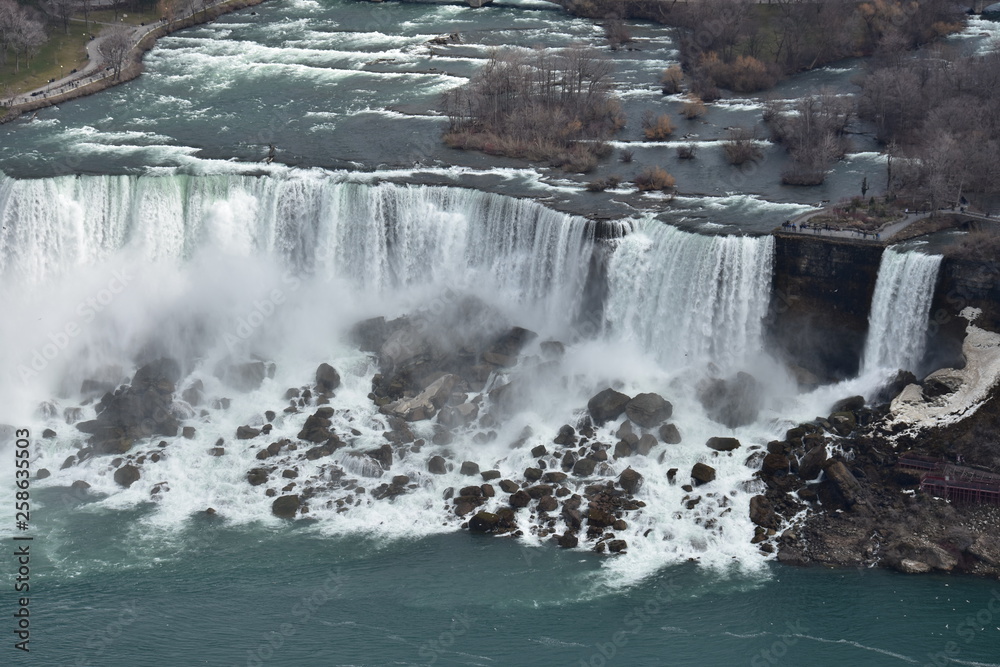 Fototapeta premium waterfall in winter