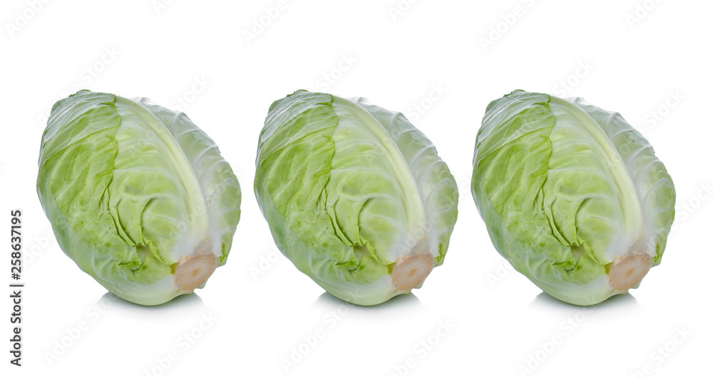 Fototapeta premium cabbage on white background