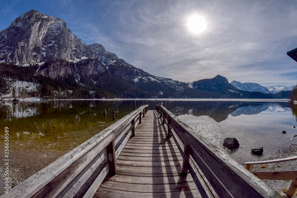 Landschaftsaufnahme Altausseer See in der Steiermark / Österreich