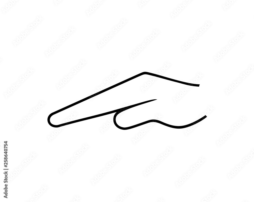 flat hand protect icon flat hand protect icon
