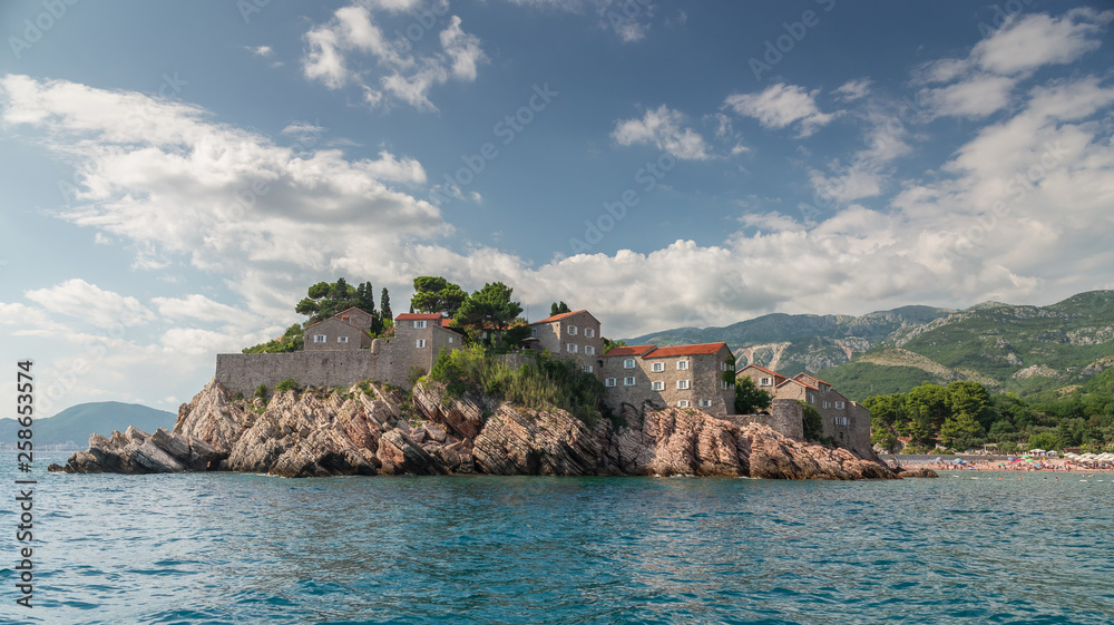 Sveti Stefan island in Montenegro