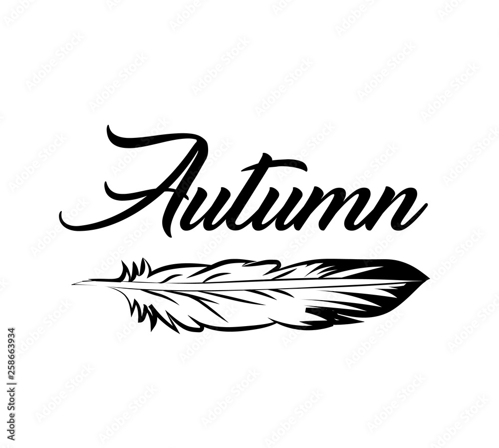 Lettering poster for autumn sale fest. Lettering poster for autumn sale fest.
