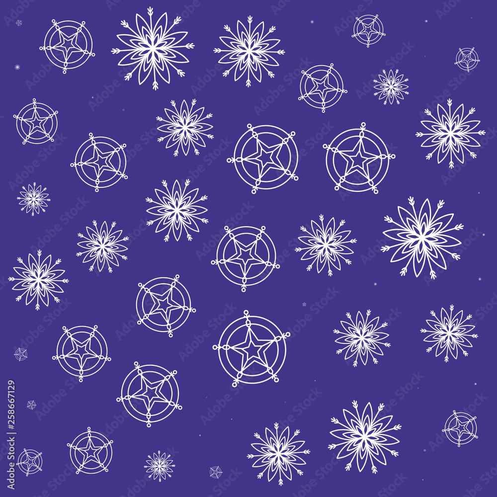 pattern of snowflakes icons pattern of snowflakes icons
