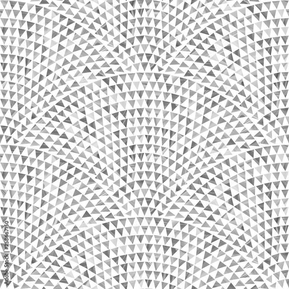 Vector abstract wavy dark seamless geometrical pattern from grey