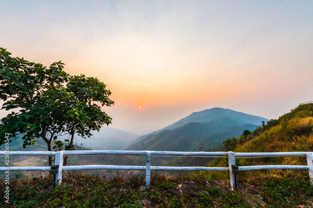 Beautiful scenery with sunlight.3