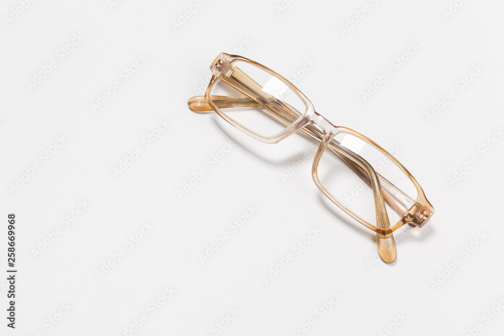 eyeglasses isolated on white eyeglasses isolated on white
