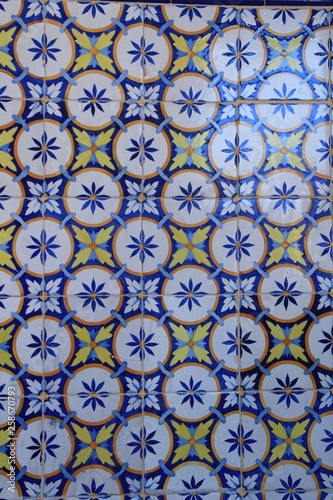 Colorful tiles of Lisbon