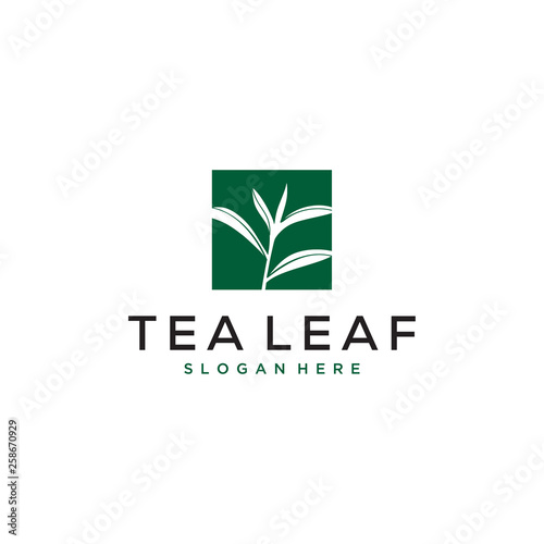 tea leaf logo design