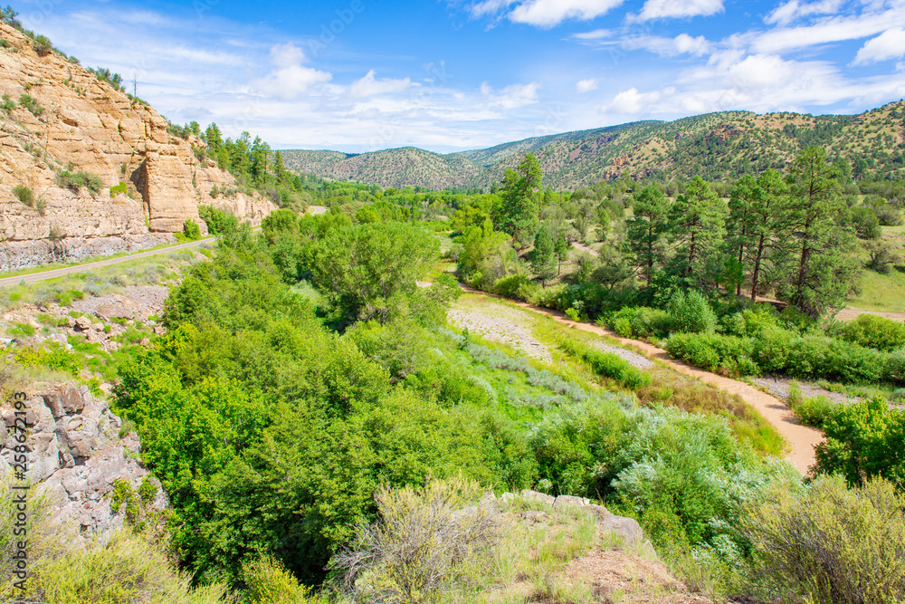 Gila River in New Mexico, Gila National Forest, USA