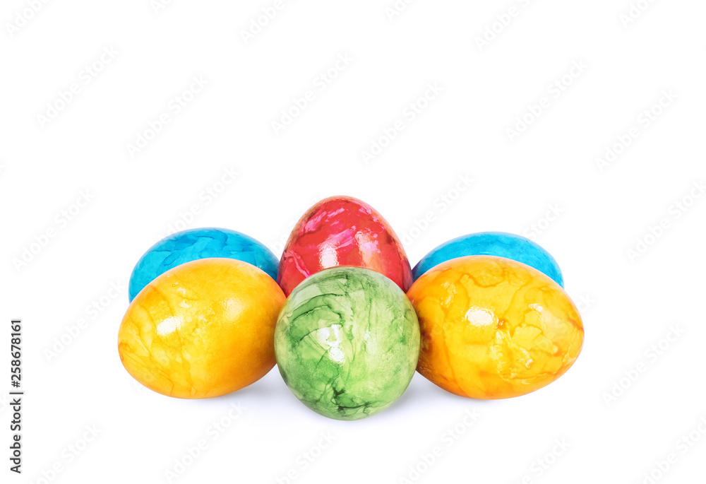 Easter eggs isolated on white background Easter eggs isolated on white background