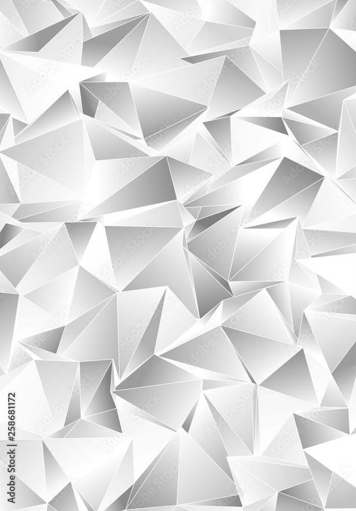 Abstract Low-Poly background. triangulated textur3d. Polygonal geometrical pattern. Triangular modern style
