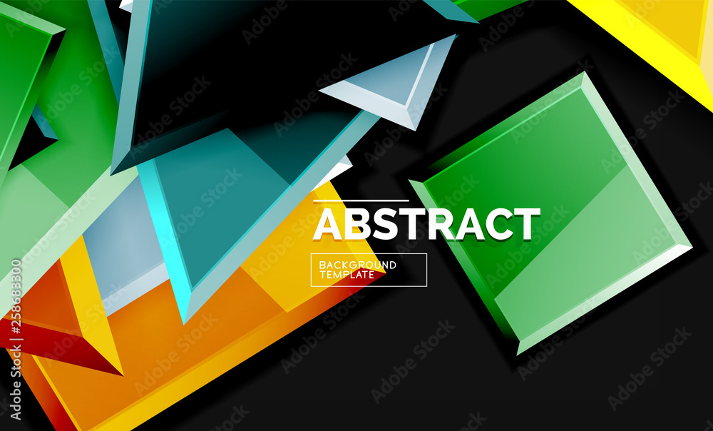 Shiny style geometric background Shiny style geometric background