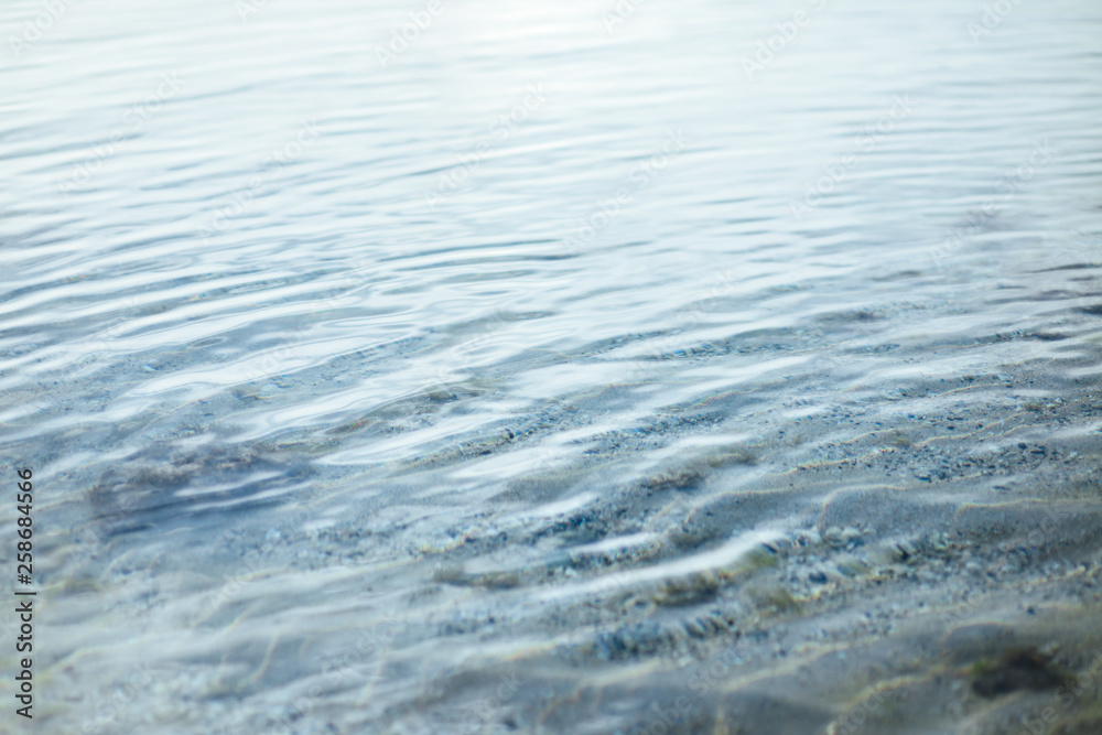 Blue sea surface with waves for background Blue sea surface with waves for background
