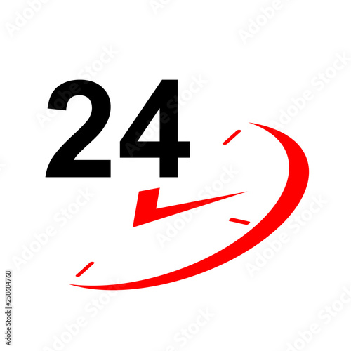 24 hours icon