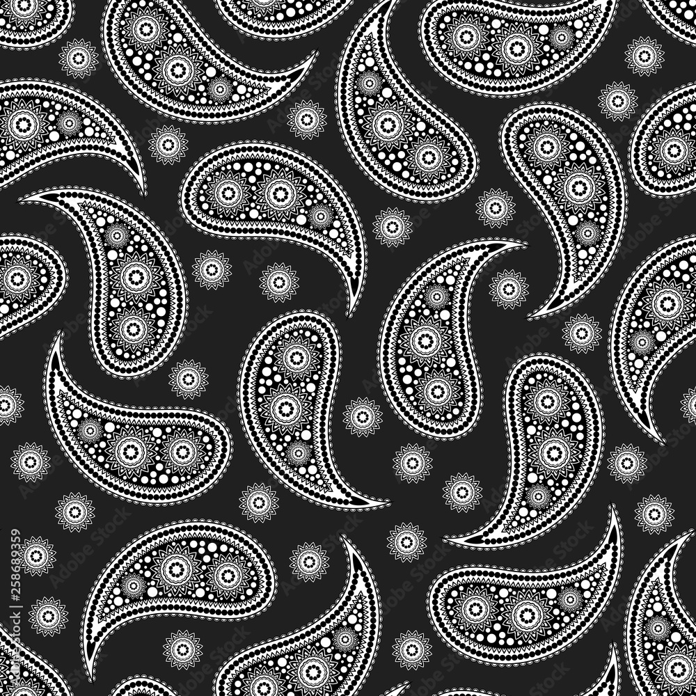 Paisley seamless pattern Paisley seamless pattern