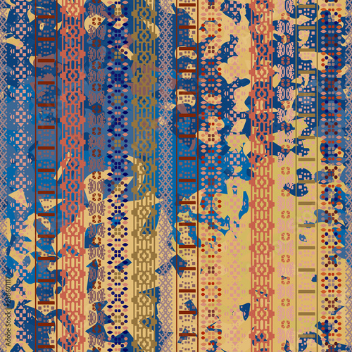 Distressed seamless pattern