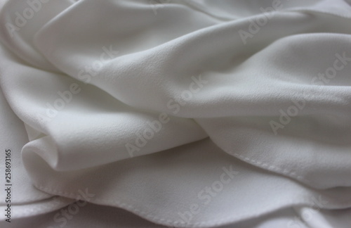 White delicate fabric