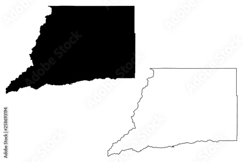 Shasta County, California (Counties in California, United States of America,USA, U.S., US) map vector illustration, scribble sketch Shasta map