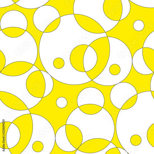 Circles vector seamless pat...