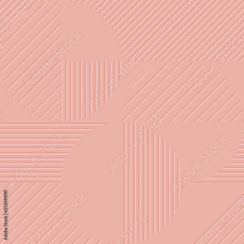 Pale pink geometric vector ...