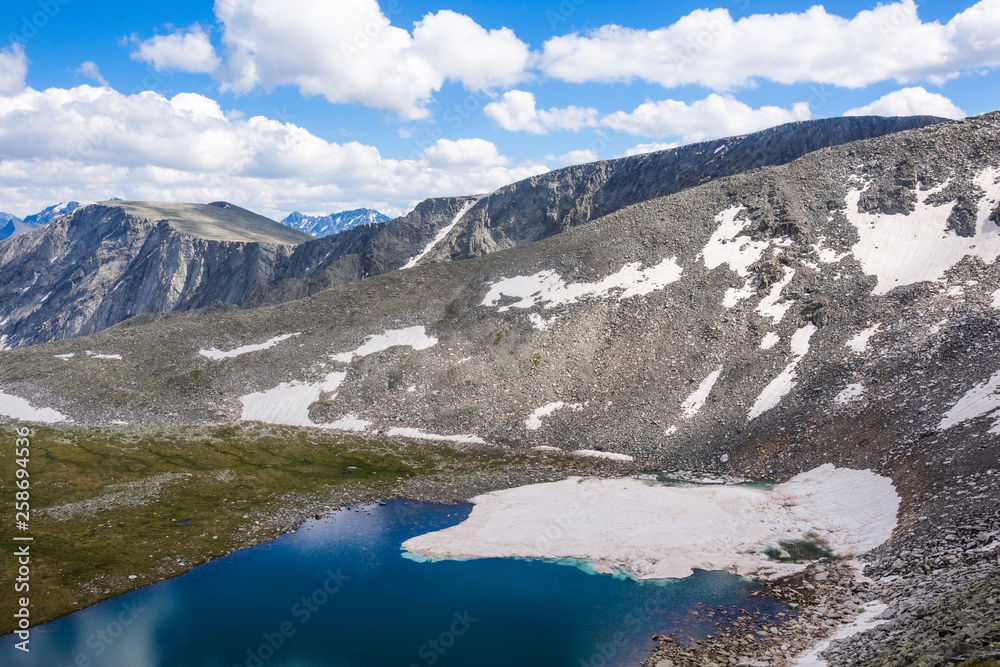 Mountain lake. Altai landscape. Russia