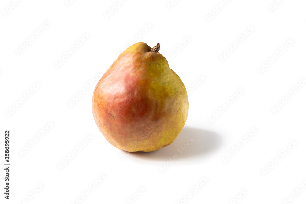 fresh tasty pear isolated on white background fresh tasty pear isolated on white background