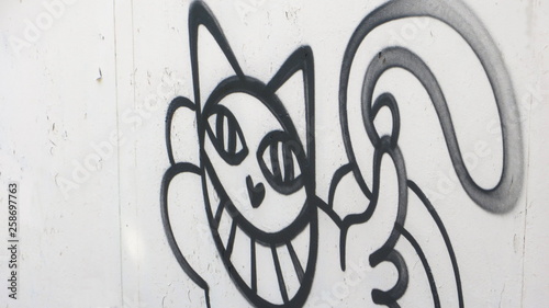 Graffitti Katze