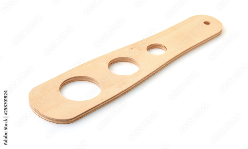 Wooden spaghetti measuring tool Wooden spaghetti measuring tool