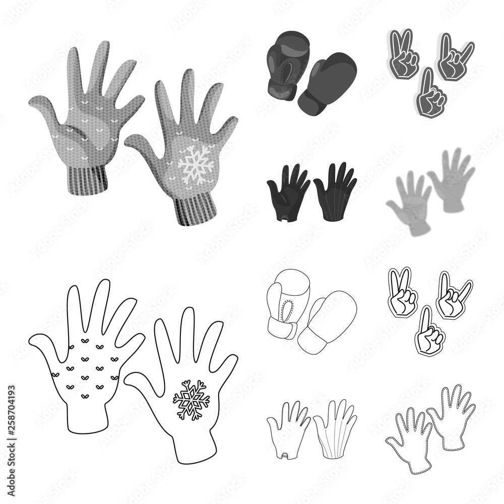 Fototapeta premium Vector illustration of silhouette and safety symbol. Collection of silhouette and comfort stock vector illustration.