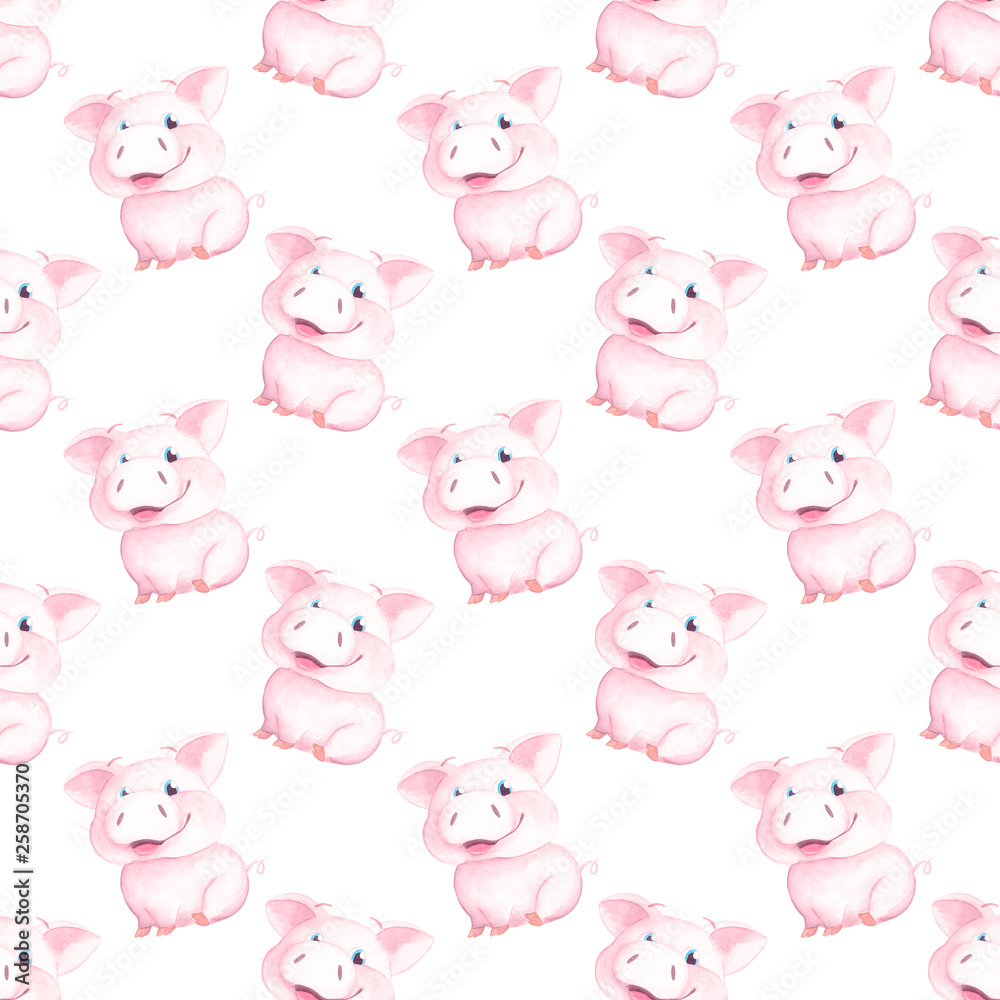 Pigs seamless pattern