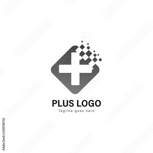 Medic logo template design. Medic logo with modern frame vector design