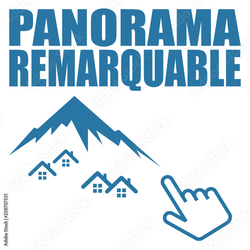 Logo panorama remarquable.