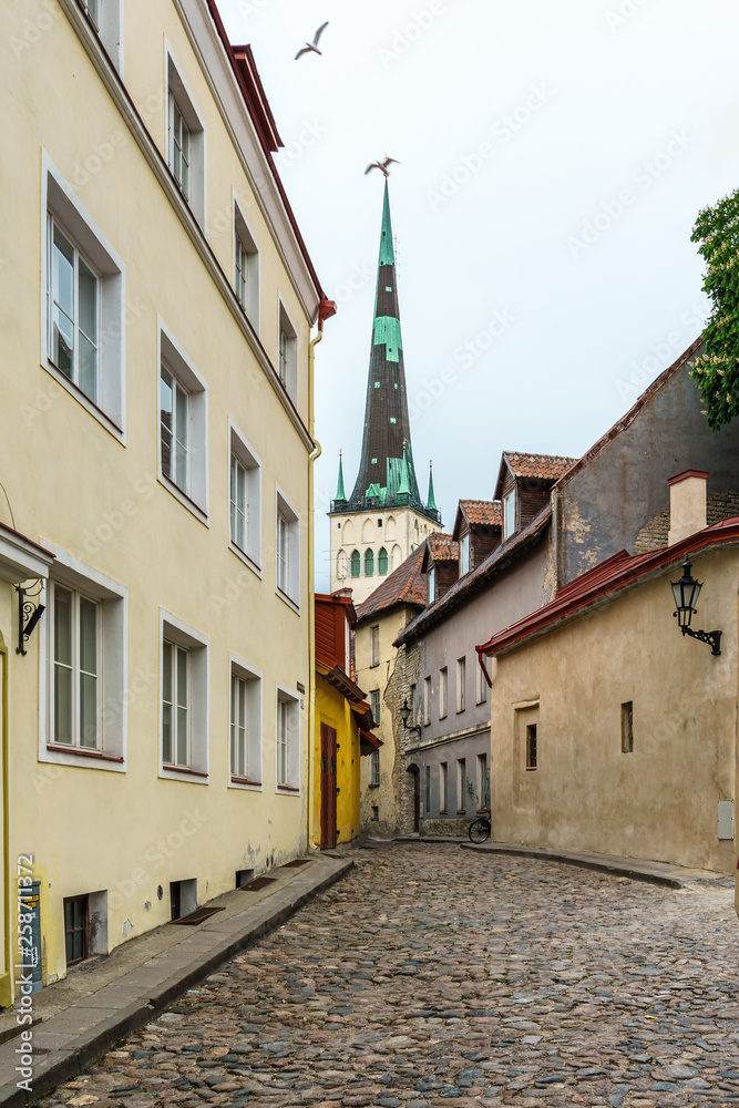 old town street, Tallinn, Estonia