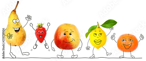Fototapeta Naklejka Na Ścianę i Meble -  Healthy organic fruits 2