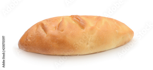 Fresh baked russian pastry pirozhki isolated